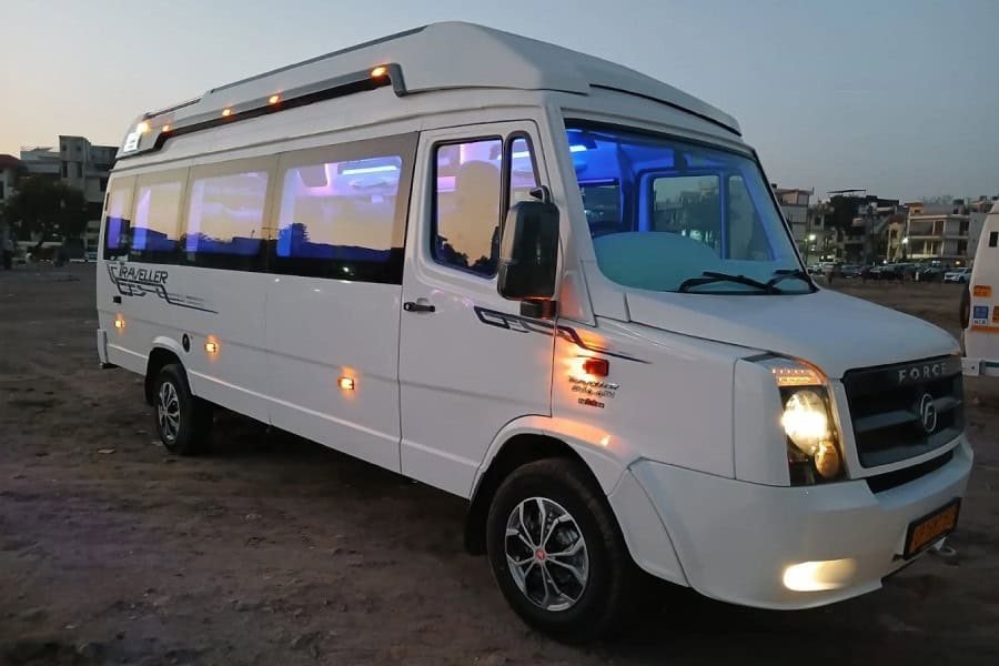 Tempo traveller van for group tours from Mangalore