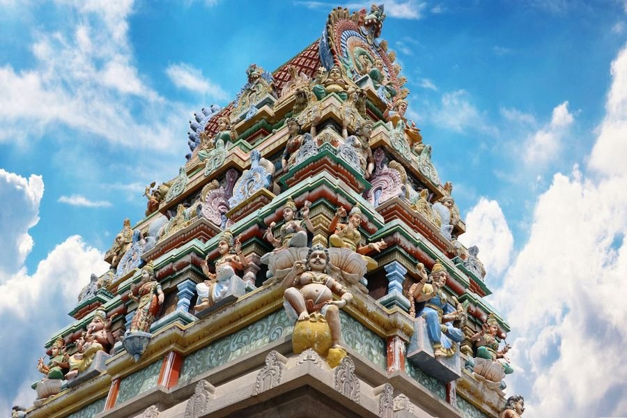 South Indian temple visited on the Kukke Subramanya taxi route